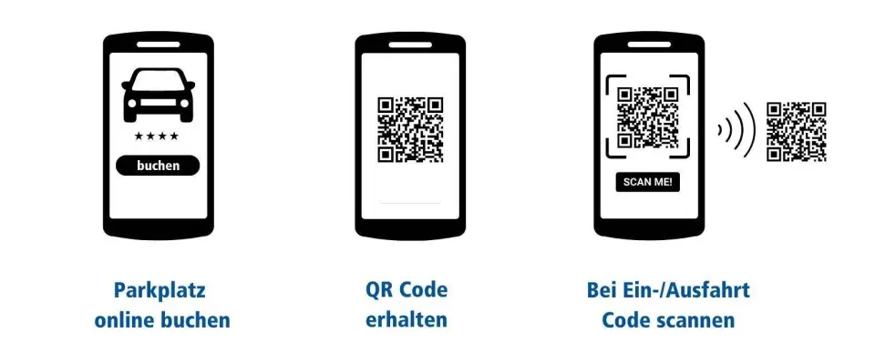 Qr Code Bei Buchung Parken Am Flughafen Hamburg www.mdf-ag.com