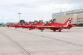 Red Arrows auf dem Vorfeld
