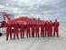 Piloten der Red Arrows auf dem Vorfeld