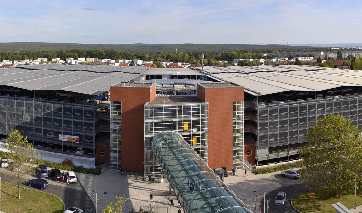 Flughafen Dresden Low Cost Parkhaus Parken www.mdf-ag.com