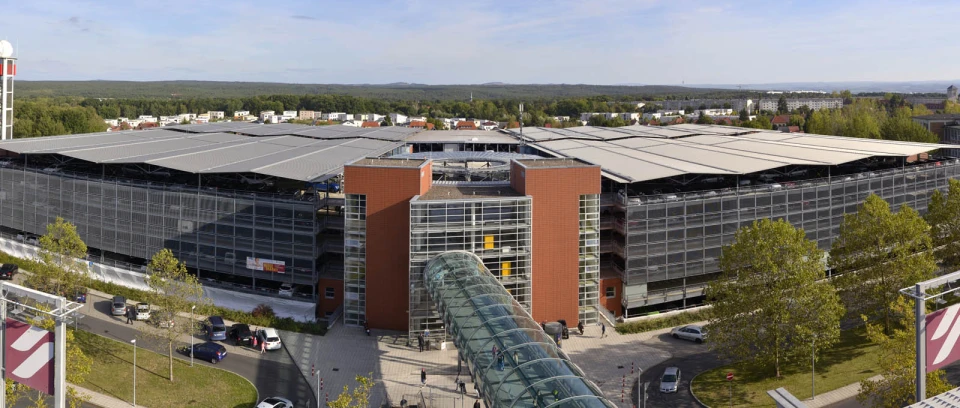 Flughafen Dresden Low Cost Parkhaus Parken www.mdf-ag.com