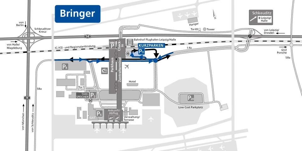Parken Und Zum Flughafen Bringer Dresden