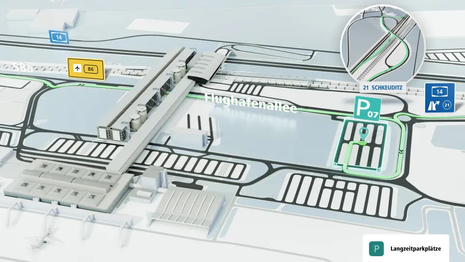 Flughafen Parken Leipzig Halle Parkplatz www.mdf-ag.com