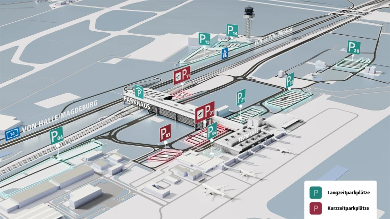 Billig Parken Am Flughafen Leipzig www.mdf-ag.com