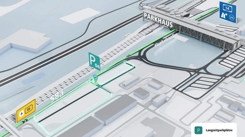 Parken Flughafen Leipzig Roßbergstraße Schkeuditz www.mdf-ag.com
