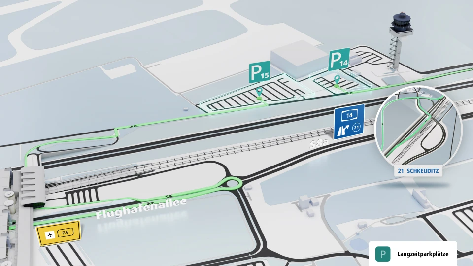 Parkplatz online buchen Flughafen Leipzig Halle Mitteldeutsche Flughafen AG