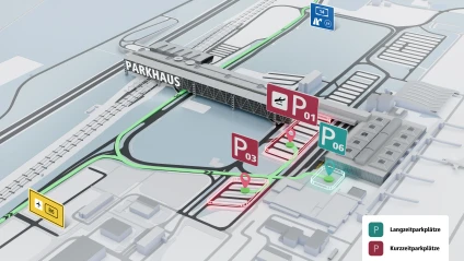 Flughafen Mnster Parken P4